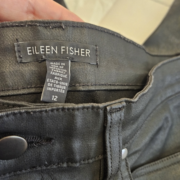 Black Vegan Leather Pants - Picture 5 of 6